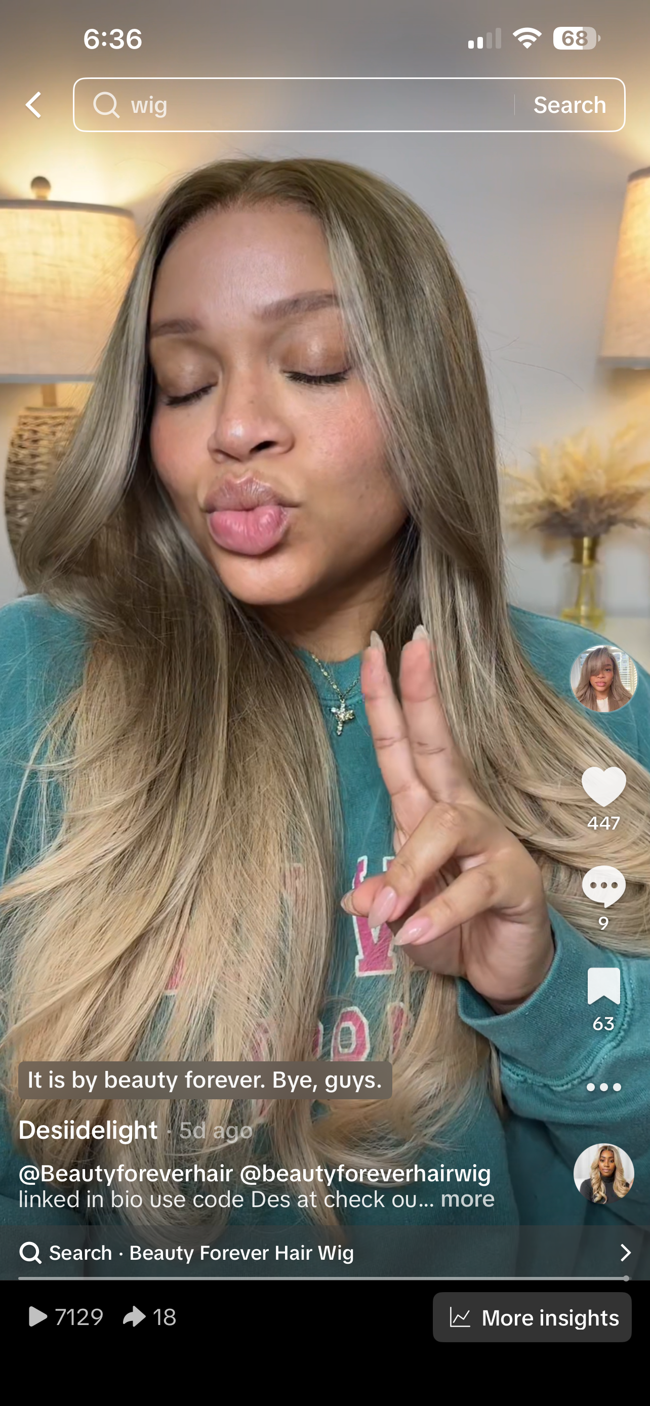 Beauty forever 22” 13x4 transparent lace frontal unit