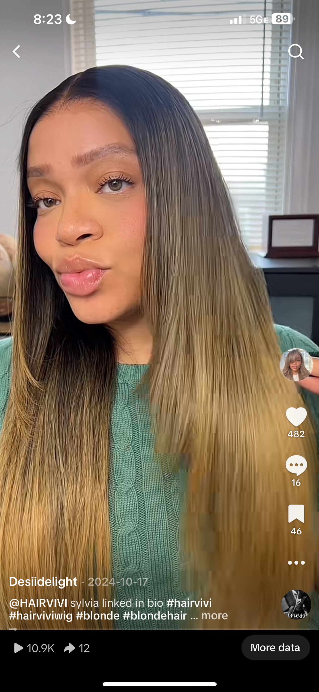 Hair vivi 13x6 HD frontal unit