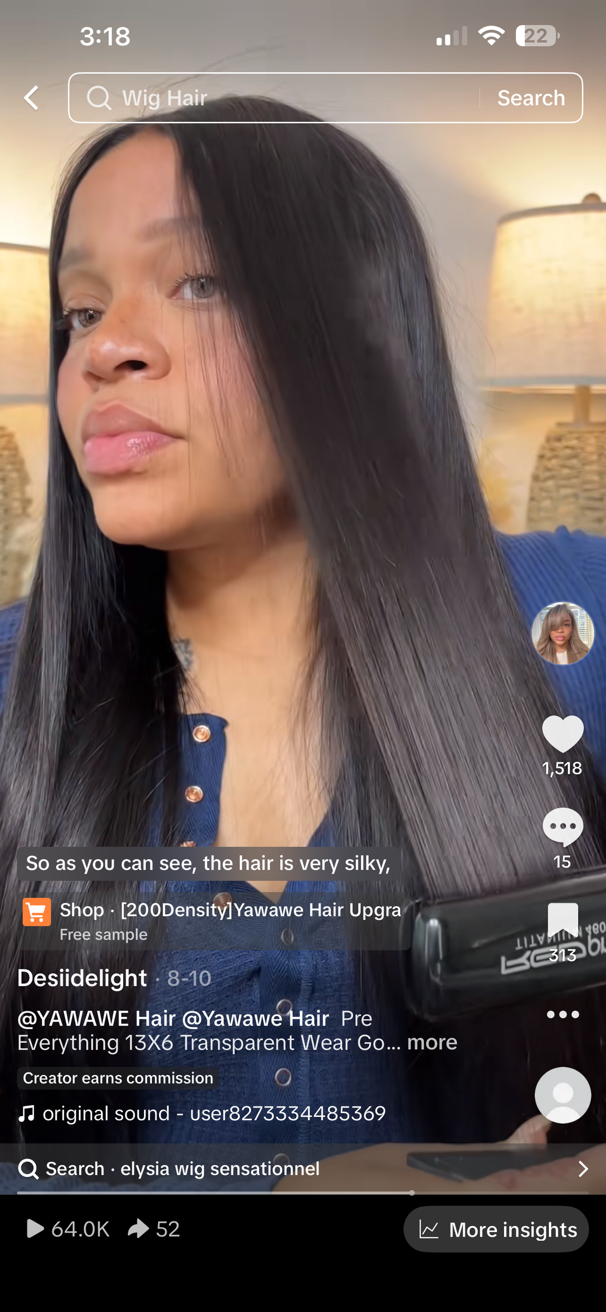 Yawawe 28inch 13x6 transparent lace frontal unit