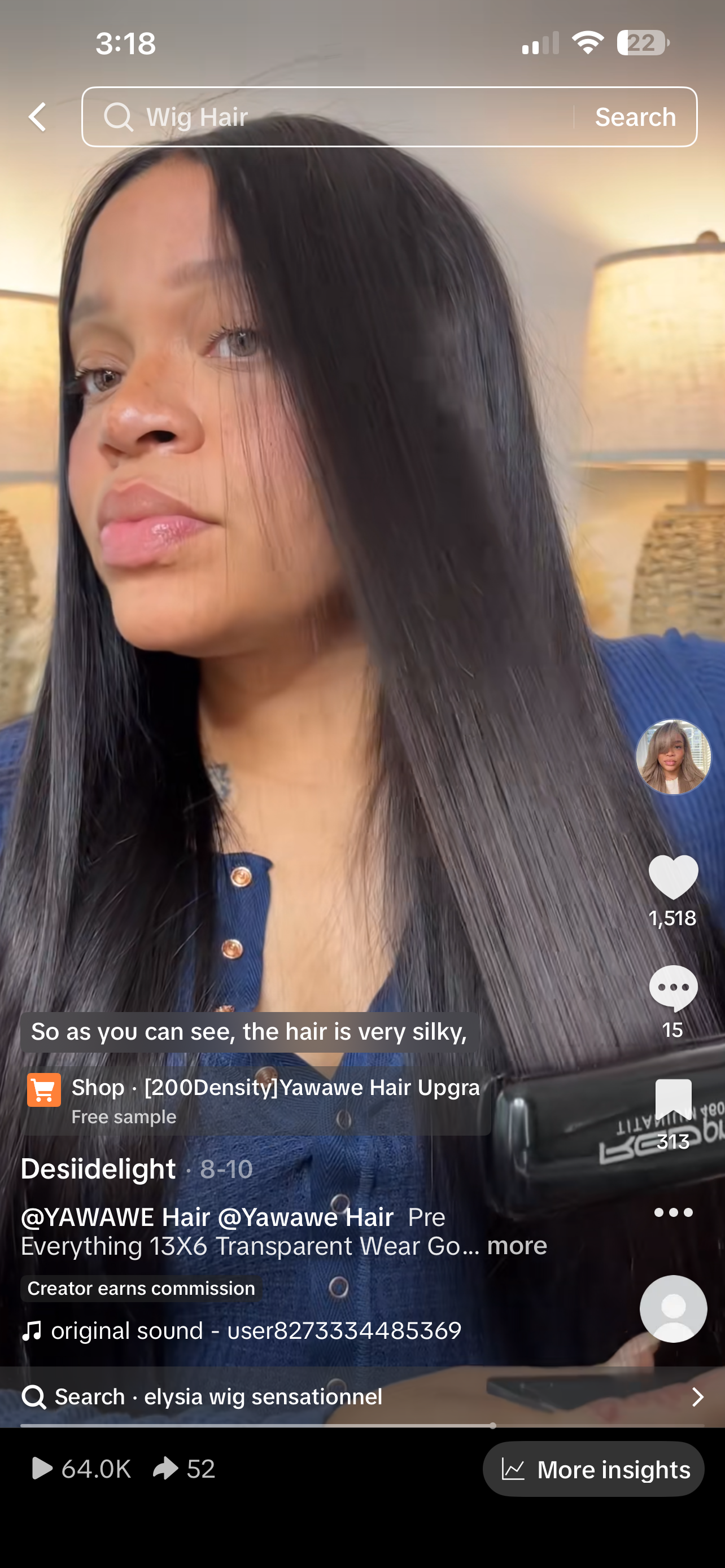 Yawawe 28inch 13x6 transparent lace frontal unit