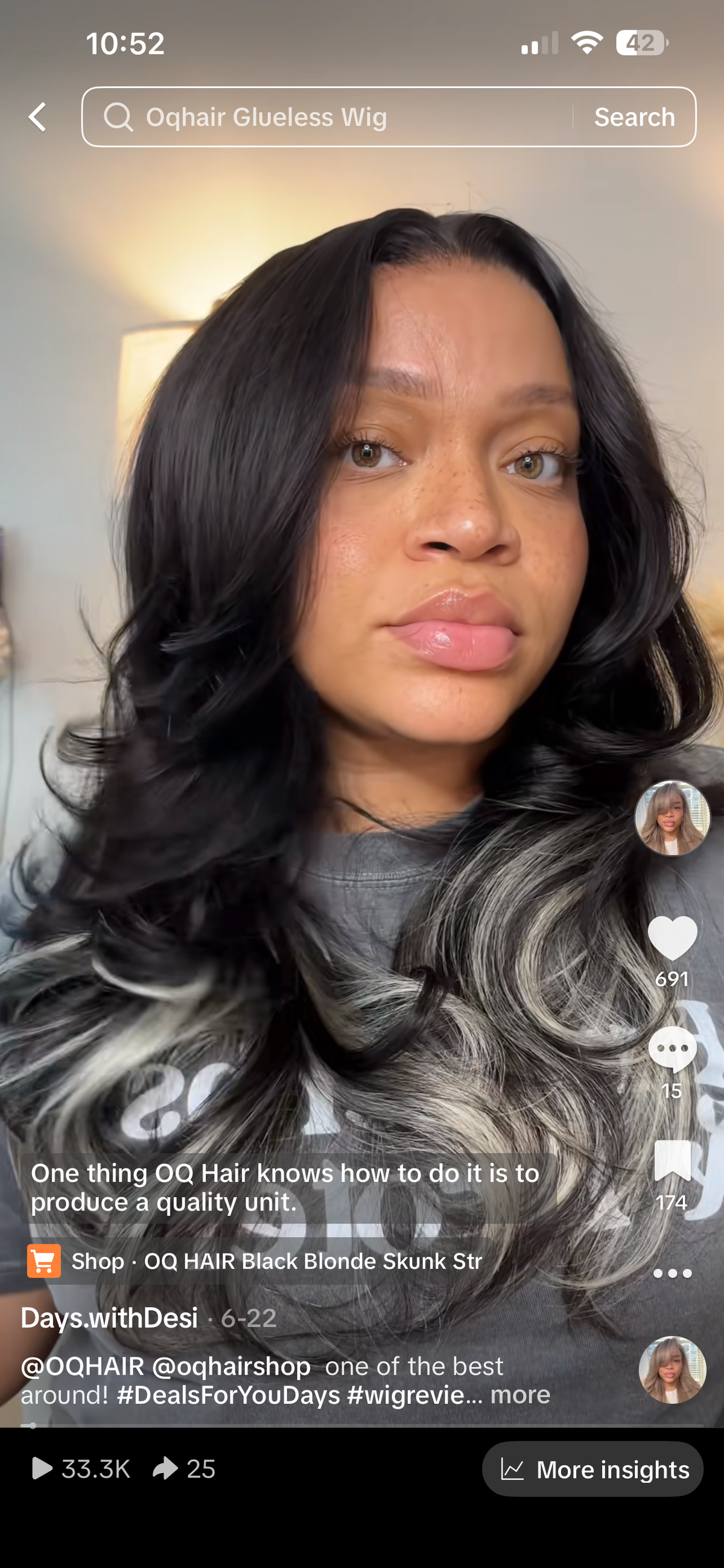 OQ HAIR 13x6 24” HD frontal unit ￼